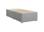 Syfax™ Giroletto Senza Materasso Grigio Chiaro 100X200 Cm Tessuto