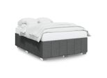 Syfax™ Giroletto Senza Materasso Grigio Scuro 160X200 Cm Tessuto