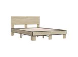 Syfax™ Giroletto Rovere Sonoma 135X190 Cm In Legno Multistrato Metallo