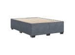 Syfax™ Giroletto Senza Materasso Grigio Scuro 140X190 Cm Velluto