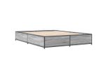 Syfax™ Giroletto Grigio Sonoma 150X200 Cm In Legno Multistrato Metallo