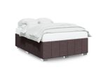 Syfax™ Giroletto Senza Materasso Marrone Scuro 140X200 Cm Tessuto