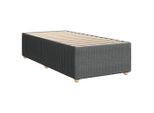 Syfax™ Giroletto Senza Materasso Grigio Scuro 90X190 Cm Tessuto