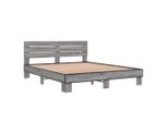 Syfax™ Giroletto Grigio Sonoma 150X200 Cm In Legno Multistrato Metallo