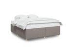 Syfax™ Giroletto Senza Materasso Tortora 180X200 Cm In Tessuto