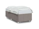 Syfax™ Giroletto Senza Materasso Tortora 80X200 Cm Tessuto