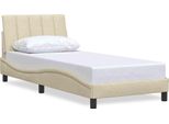 Syfax™ Giroletto Senza Materasso Hanko Crema 90X200 Cm In Tessuto