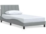 Syfax™ Giroletto Senza Materasso Hanko Grigio Chiaro 100X200 Cm Tessuto