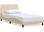 Syfax™ Giroletto Senza Materasso Hanko Crema 100X200 Cm In Tessuto
