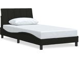 Syfax™ Giroletto Senza Materasso Hanko Nero 100X200 Cm In Tessuto