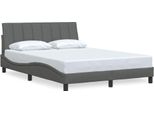 Syfax™ Giroletto Senza Materasso Hanko Grigio Scuro 140X200 Cm Tessuto