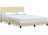 Syfax™ Giroletto Senza Materasso Hanko Crema 140X190 Cm In Tessuto