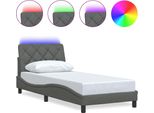 Syfax™ Giroletto Con Led Senza Materasso 80X200 Cm Tessuto