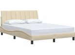 Syfax™ Giroletto Senza Materasso Hanko Crema 140X200 Cm In Tessuto
