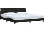 Syfax™ Giroletto Senza Materasso Hanko Nero 200X200 Cm In Tessuto
