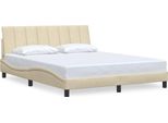Syfax™ Giroletto Senza Materasso Hanko Crema 160X200 Cm In Tessuto