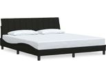 Syfax™ Giroletto Senza Materasso Hanko Nero 180X200 Cm In Tessuto