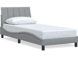 Syfax™ Giroletto Senza Materasso Hanko Grigio Chiaro 90X190 Cm Tessuto