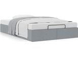 Syfax™ Struttura Letto Pouf Senza Materasso 120X200 Cm In Tessuto