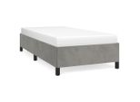 Syfax™ Giroletto Senza Materasso Grigio Chiaro 100X200 Cm Velluto