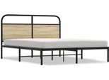 Syfax™ Giroletto Senza Materasso Rovere Sonoma 150X200Cm In Truciolato