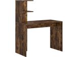 Syfax™ Scrivania Rovere Fumé 102 X 50 X 124 Cm Legno Multistrato