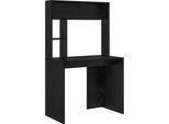 Syfax™ Scrivania Rovere Nero 91 X 50 X 149 Cm Legno Multistrato
