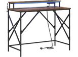 Syfax™ Scrivania Rovere Fumé 100 X 50 X 86,5 Cm Legno Multistrato