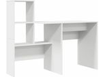 Syfax™ Scrivania Bianco 131,5 X 50 X 106,5 Cm Legno Multistrato