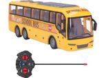 Autobus Telecomandato Per Bambini, Luce Led Simulata, Scuolabus Rc, Veicolo Elettronico, Giocattolo, Regalo Di Compleanno