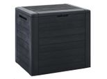 Syfax™ Baule Da Giardino Antracite 58,5X46X55 Cm In Polipropilene