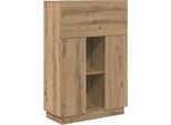 Syfax™ Scrivania Con Porta Rovere Artigianale 71,5 X 31,5 X 106,5 Cm