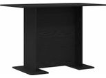 Syfax™ Tavolo Da Pranzo Rovere Nero 110 X 60 X 75 Cm Legno Multistrato