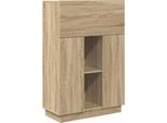 Syfax™ Scrivania Con Lo Scaffale Rovere Sonoma 71,5 X 31,5 X 106,5 Cm