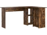 Syfax™ Scrivania Rovere Fumé 142 X 102 X 73 Cm Legno Multistrato