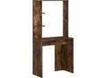 Syfax™ Scrivania Rovere Fumé 78,5 X 37 X 154,5 Cm Legno Multistrato
