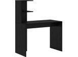Syfax™ Scrivania Rovere Nero 102 X 50 X 124 Cm Legno Multistrato