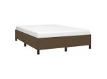 Syfax™ Giroletto Senza Materasso Marrone Scuro 140X200 Cm Tessuto