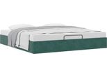 Syfax™ Struttura Letto Pouf Senza Materasso 200X200 Cm In Velluto