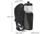 Upaldhou Borsa Da Sella Per Bicicletta, Borsa Da Sella Con Porta Borraccia Borsa Da Sella Per Mountain Bike Da Strada