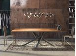 Casa Padrino Tavolo Da Pranzo Marrone/Grigio 220 Cm - Mobili Per La Sala Da Pranzo