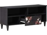 Vidaxl Armadietti Multicolore 100 X 33,5 X 46 Cm In Legno Massiccio Di Mango