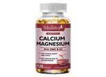 Calcio Magnesio + Zinco & D3 (120 Capsule) Integratore Alimentare, Ossa, Articolazioni, Muscoli, Denti, Nervi