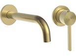Rubinetto Da Lavabo A Incasso Rea Foster Brush Gold 17X22,5X11,5Cm