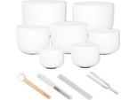 Sela Singing Bowl Set SECF-SET Set Di 7 Pezzi In Quarzo Con Diapason