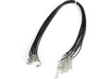 10 Pezzi Corda Di Cera Accessori Per Gioielli Fatti A Mano Regolabili Intrecciati Per La Creazione Di Gioielli Fai Da Te Colore Misto (Nero)