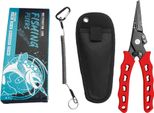 Inf Pinze Da Pesca A Becchi Lunghi In Acciaio Inox Antiscivolo E Antiruggine Rosso