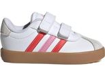 Adidas Scarpe Da Ginnastica Da Bambino Vl Court 3.0 Bianco Taglia 26.5