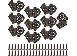 Materiali Per L'artigianato, Cerniere, Confezioni Regalo, Rame In Rilievo, Cerniera, Lega Di Zinco, Mini Cerniere, Cerniere Decorative Per Mobili, Cerniere Per Cassapanche, Incisione Di Design, Cerniere Per Scatole,