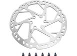 Disco Freno Per Bicicletta, Acciaio Inox SUS410, 180 Mm, Spessore 2,3 Mm, 6 Fori
